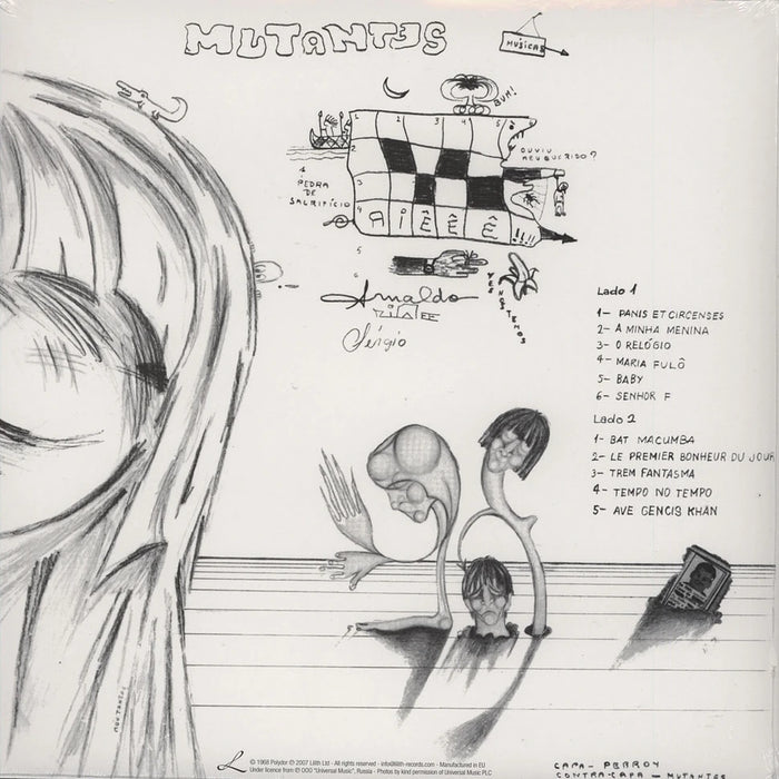 Os Mutantes – Os Mutantes (180gram, Bonus CD) LP vinyl record, image 2 of 2