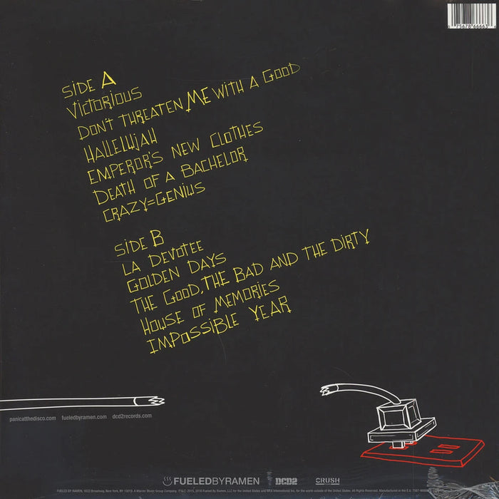Panic! At The Disco – Death Of A Bachelor LP vinyl record, image 2 of 2
