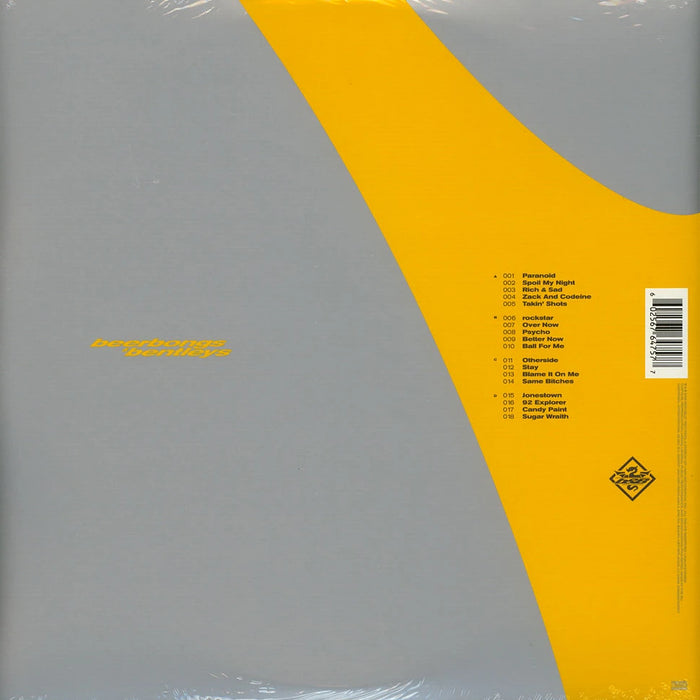 Post Malone – Beerbongs & Bentleys (2xLP, Clear vinyl)) LP vinyl record, image 2 of 2