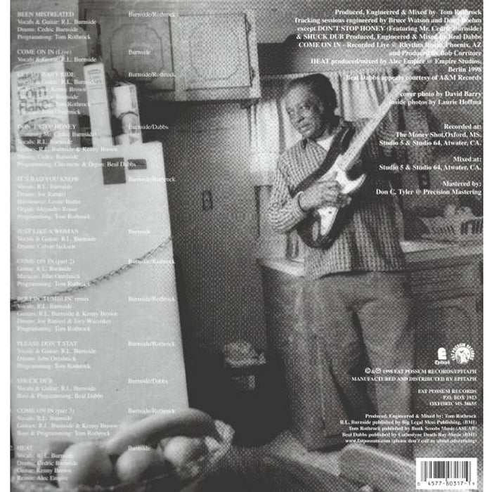 R.L. Burnside – Come On In LP vinyl record, image 2 of 2