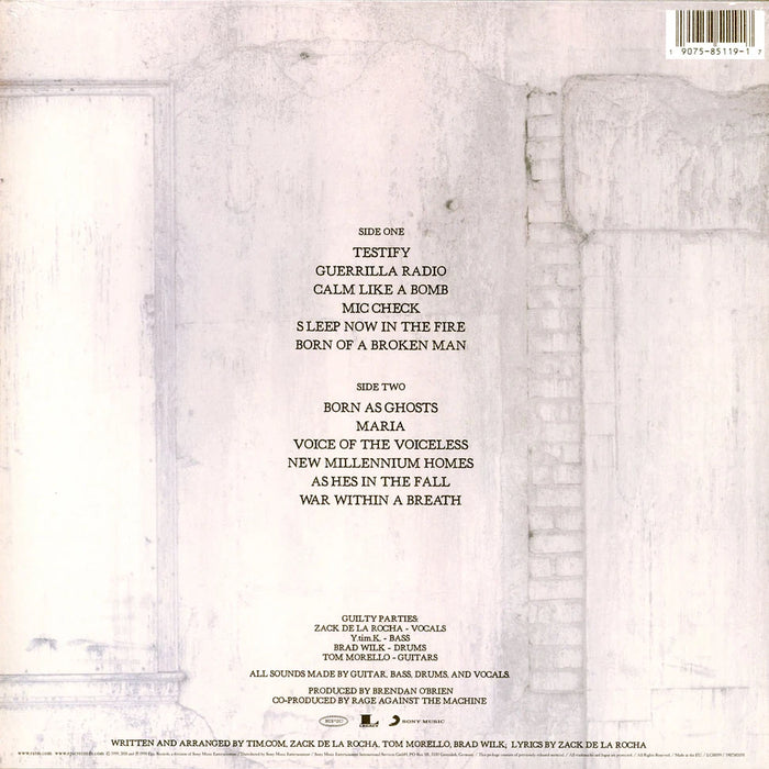 The Battle Of Los Angeles – Rage Against The Machine LP vinyl record, image 2 of 3