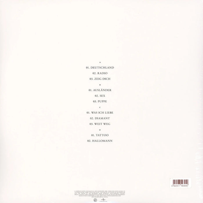 Rammstein – Rammstein (2xLP) LP vinyl record, image 2 of 3