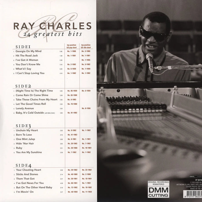 24 Greatest Hits – Ray Charles (2xLP) LP vinyl record, image 2 of 2
