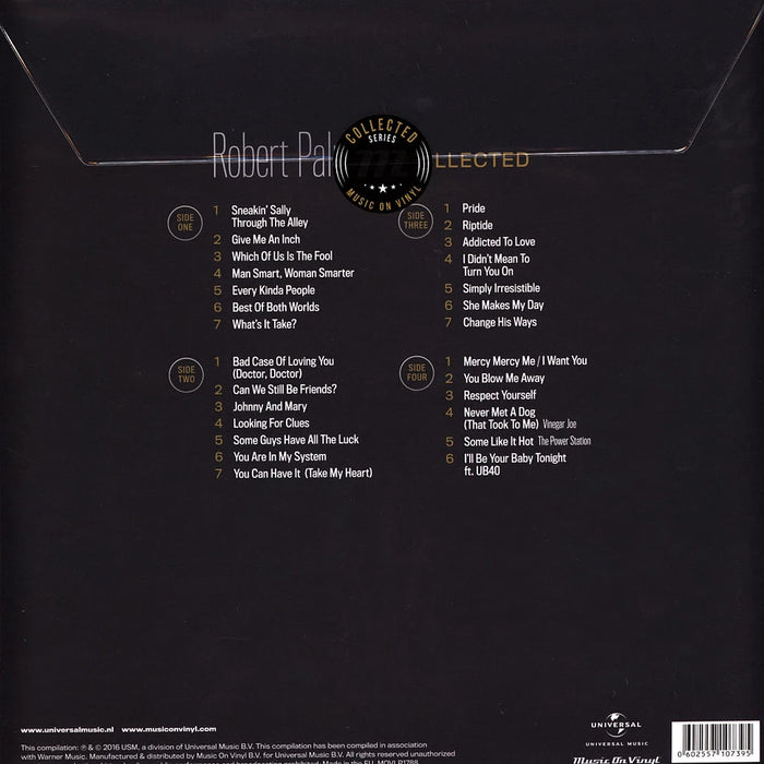 Robert Palmer – Collected (2xLP, Music On Vinyl) LP vinyl record, image 2 of 2