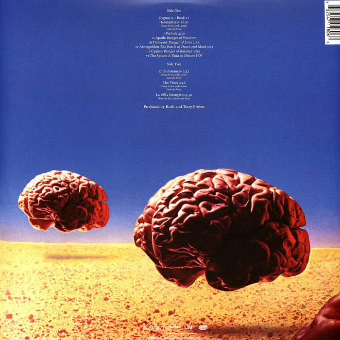 Rush – Hemispheres LP vinyl record, image 2 of 2