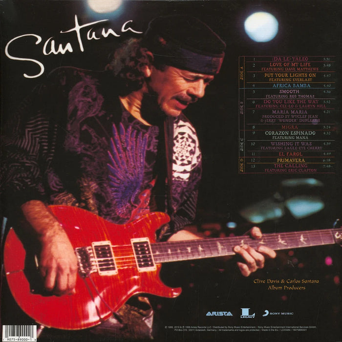 Santana – Supernatural (2xLP) LP vinyl record, image 2 of 3