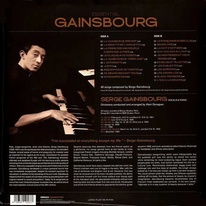 Serge Gainsbourg – Essential Gainsbourg LP vinyl record, image 2 of 2