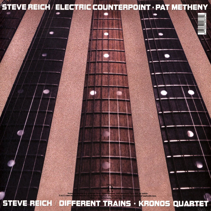 Different Trains / Electric Counterpoint – Steve Reich, Kronos Quartet, Pat Metheny LP vinyl record, image 2 of 2