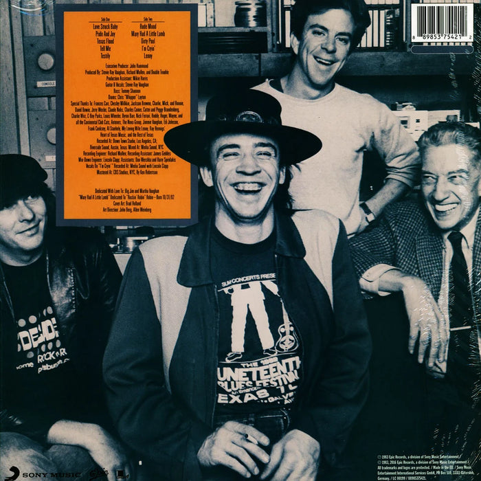 Stevie Ray Vaughan & Double Trouble – Texas Flood LP vinyl record, image 3 of 3