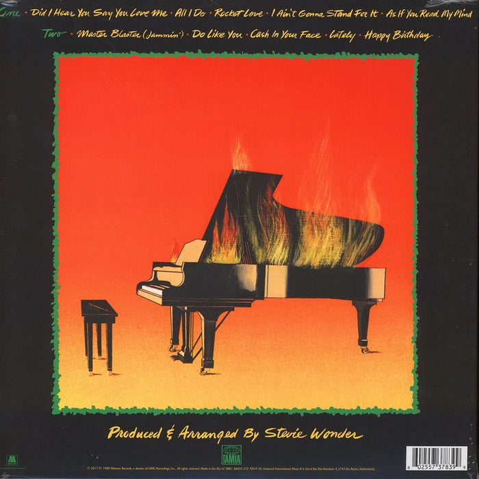 Stevie Wonder – Hotter Than July LP vinyl record, image 2 of 2