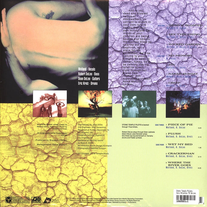 Stone Temple Pilots – Core (2xLP, 180g, 45RPM, Analogue Productions Atlantic 75 Series) LP vinyl record, image 2 of 2