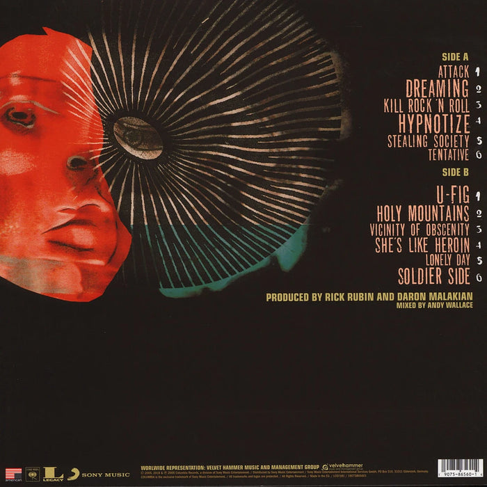 System Of A Down – Hypnotize LP vinyl record, image 2 of 3
