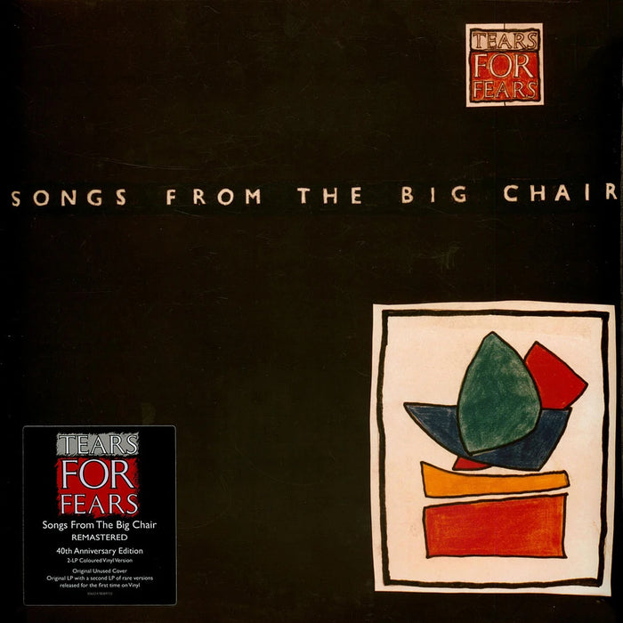 Tears For Fears – Songs From The Big Chair (2xLP, Transparent Red Vinyl, 40th Anniversary Edition) LP vinyl record, image 1 of 3