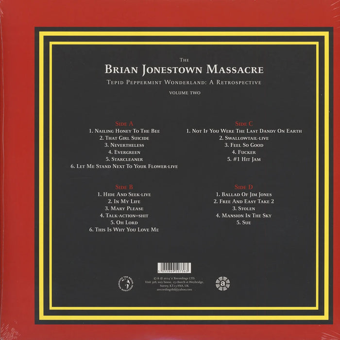 The Brian Jonestown Massacre – Tepid Peppermint Wonderland: A Retrospective (Volume Two) (2xLP) LP vinyl record, image 2 of 2