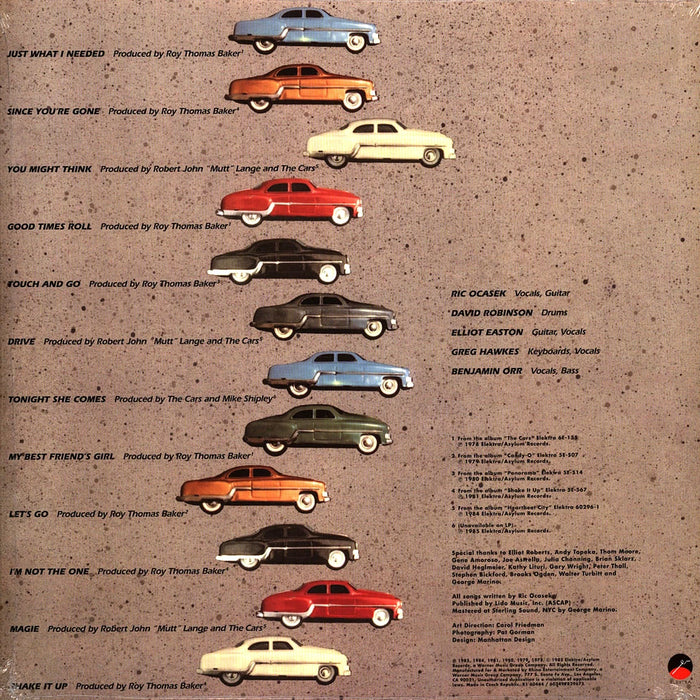 The Cars – Greatest Hits LP vinyl record, image 2 of 2