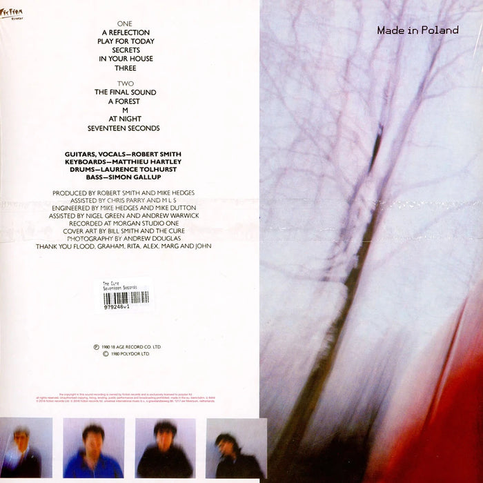 The Cure – Seventeen Seconds LP vinyl record, image 2 of 3