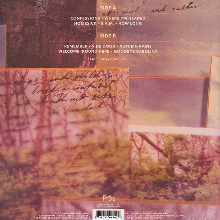 The Marcus King Band – Carolina Confessions LP vinyl record, image 2 of 2