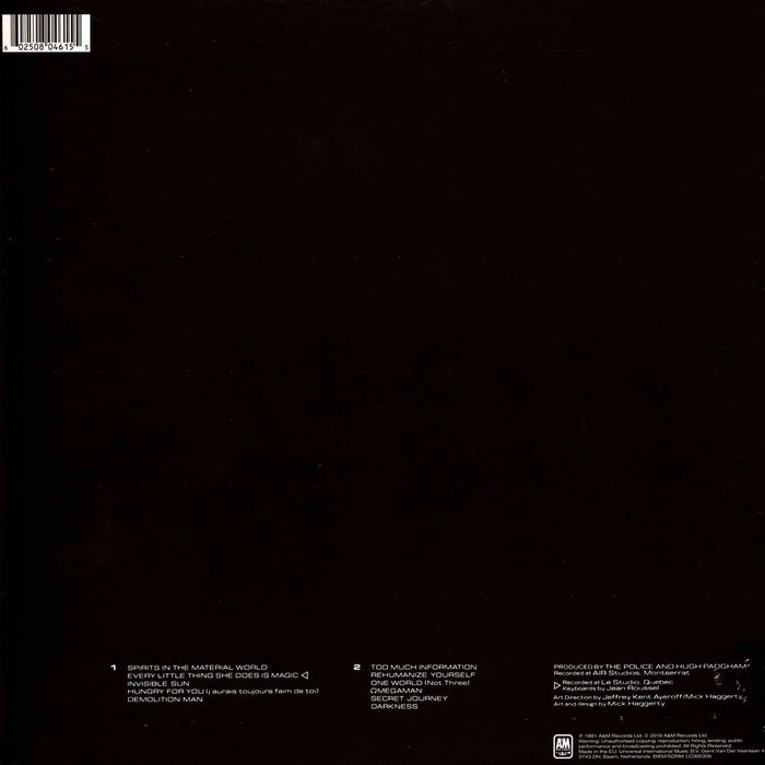 The Police – Ghost In The Machine LP vinyl record, image 2 of 3