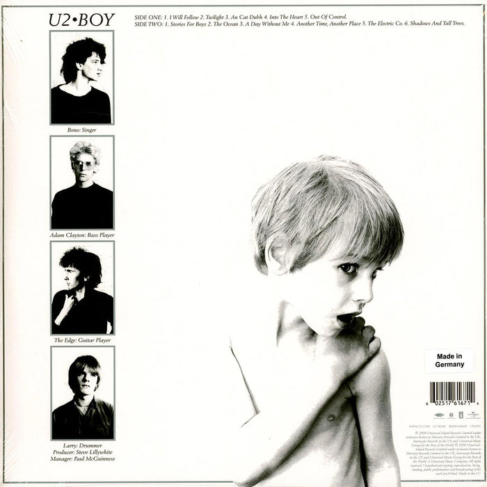 Boy – U2 LP vinyl record, image 2 of 2