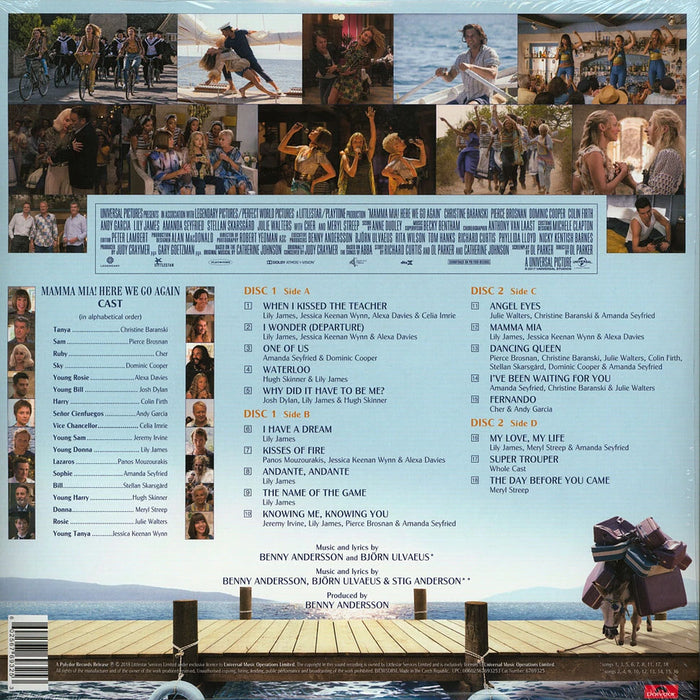 Various – Mamma Mia! Here We Go Again (The Movie Soundtrack Featuring The Songs Of ABBA) (2xLP) LP vinyl record, image 2 of 3