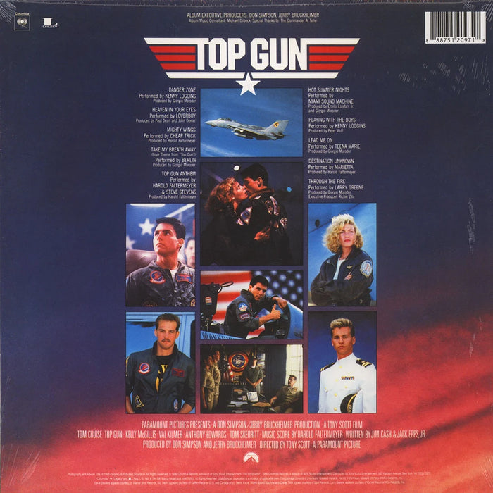 Various – Top Gun (Original Motion Picture Soundtrack) LP vinyl record, image 2 of 3
