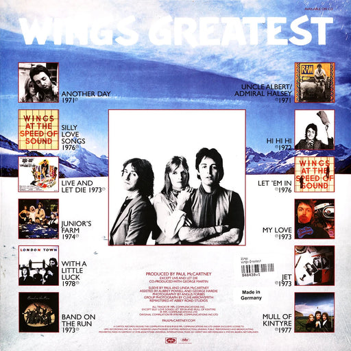 Wings – Wings Greatest LP vinyl record, image 2 of 3
