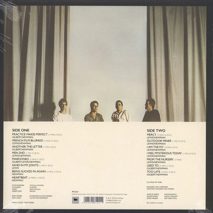 Wire – Chairs Missing LP vinyl record, image 2 of 3