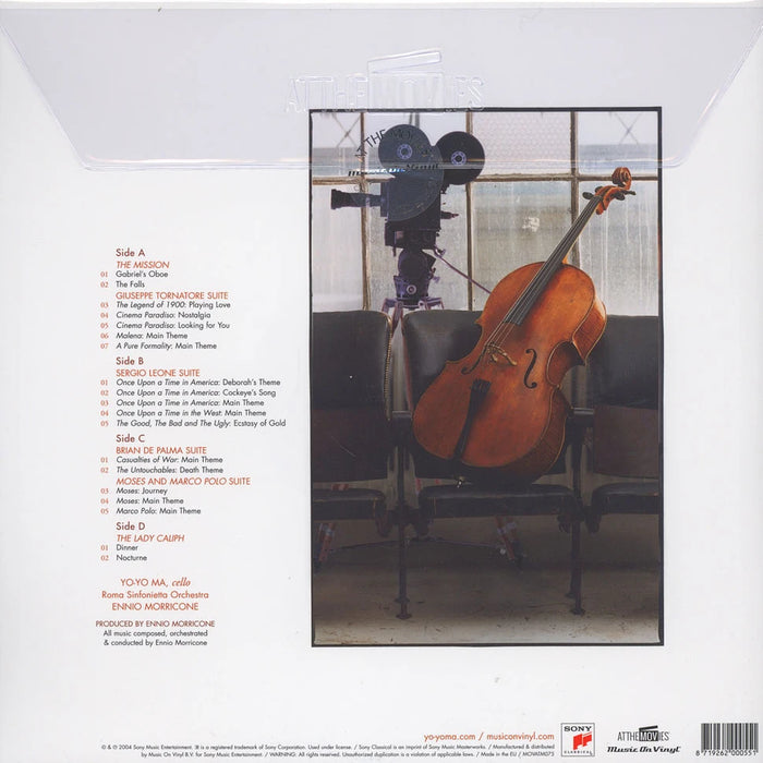 Yo-Yo Ma, Ennio Morricone – Yo-Yo Ma Plays Ennio Morricone (2xLP, Soundtrack) LP vinyl record, image 2 of 3