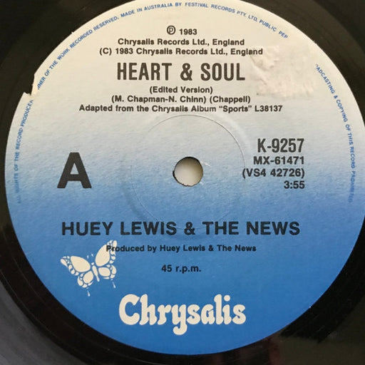 Huey Lewis & The News – Heart & Soul (LP, Vinyl Record Album)