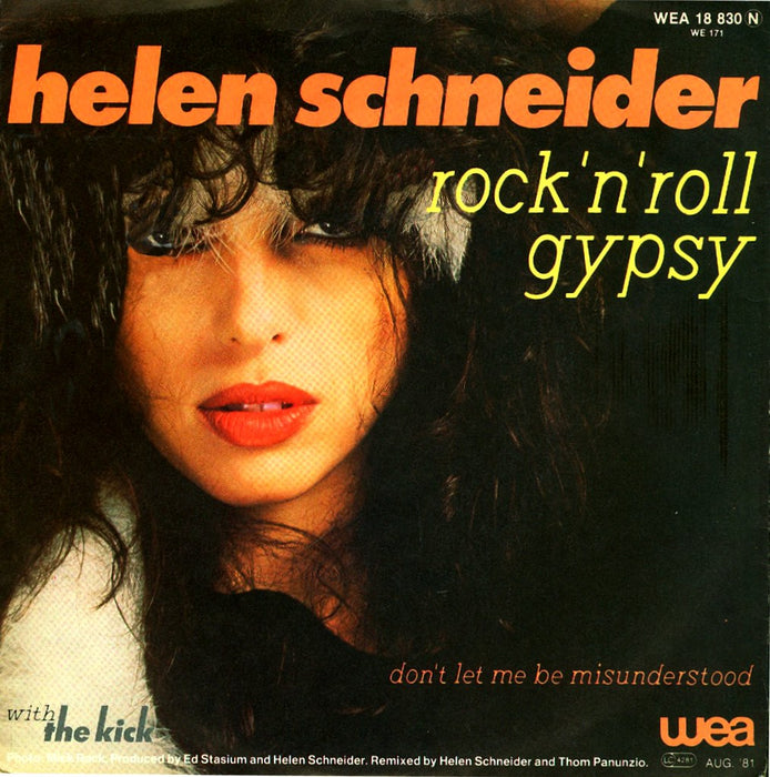 Helen Schneider – Rock 'N' Roll Gypsy 7" vinyl record, image 1 of 3