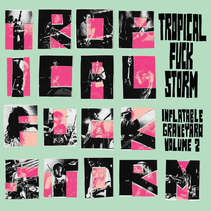 Tropical Fuck Storm + King Gizzard & the Lizard Wi – Inflatable Graveyard Vol. 2 (Pink Vinyl) LP vinyl record, image 1 of 3