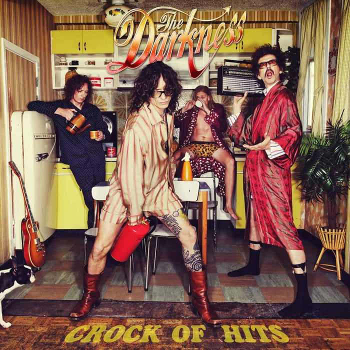 The Darkness – Crock of Hits (2xLP, Red & Yellow Vinyl) LP vinyl record, image 1 of 2