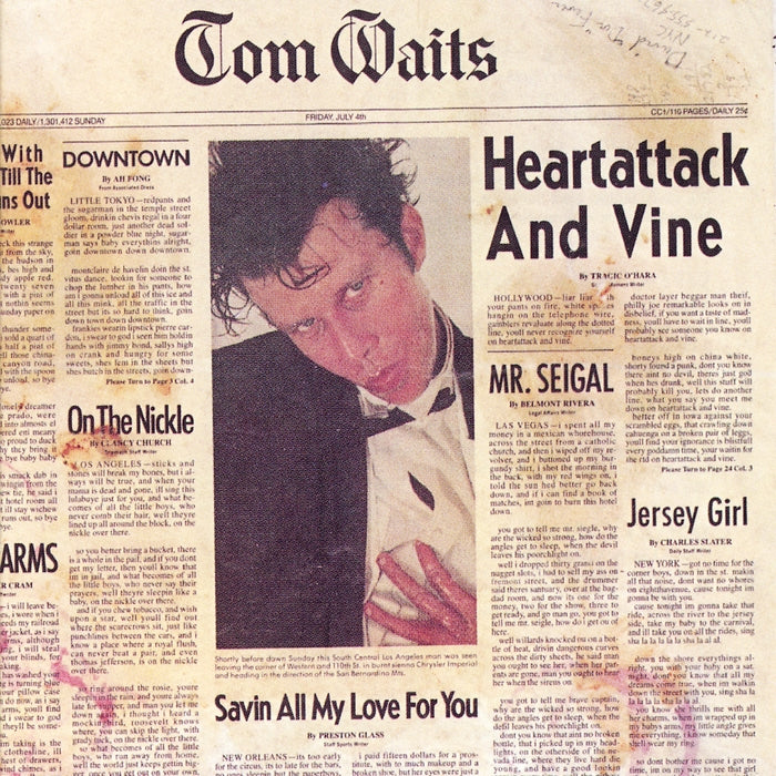 Tom Waits – Heartattack And Vine (LP, Vinyl Record Album)
