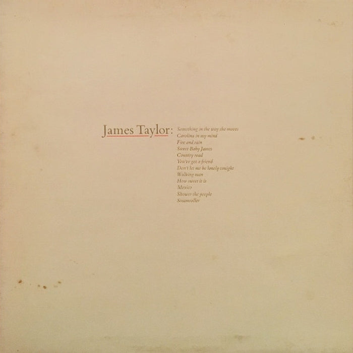 James Taylor – James Taylor's Greatest Hits (LP, Vinyl Record Album)