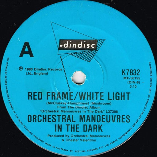 Orchestral Manoeuvres In The Dark – Red Frame/White Light (LP, Vinyl Record Album)