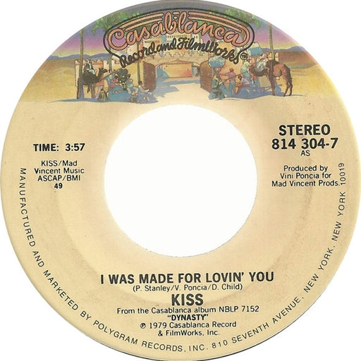 Kiss – I Was Made For Lovin' You / Rock And Roll All Nite (LP, Vinyl Record Album)