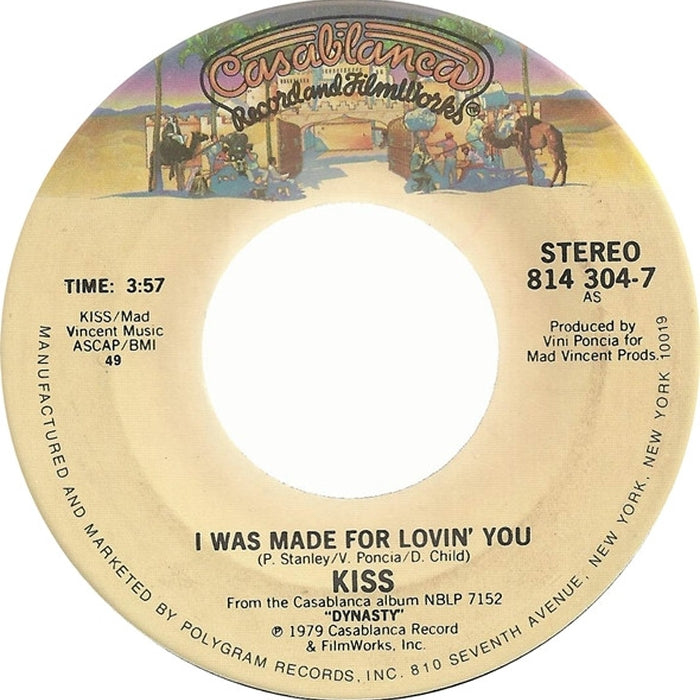 Kiss – I Was Made For Lovin' You / Rock And Roll All Nite (LP, Vinyl Record Album)