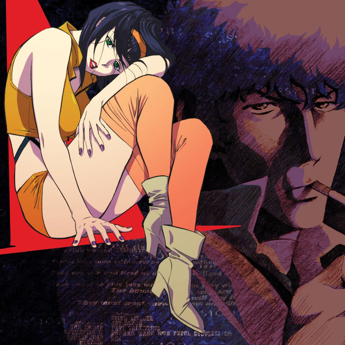 The Seatbelts – Cowboy Bebop (2xLP, Purple Translucent and Red/Gold Translucent Marbled Vinyl, Original Series Soundtrack) LP vinyl record, image 1 of 4