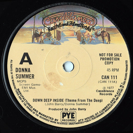 Donna Summer, John Barry – Down, Deep Inside (Theme From The Deep) (LP, Vinyl Record Album)