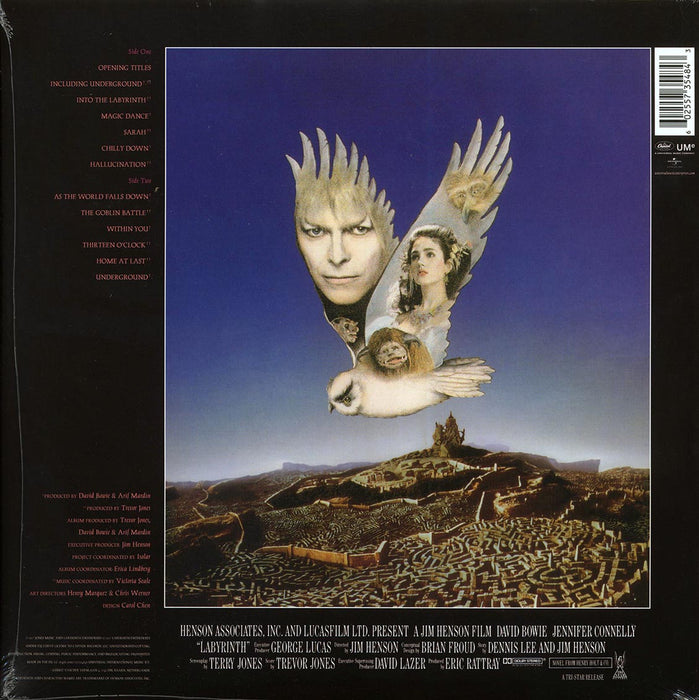 Labyrinth (From The Original Soundtrack Of The Jim Henson Film) – David Bowie, Trevor Jones LP vinyl record, image 3 of 3