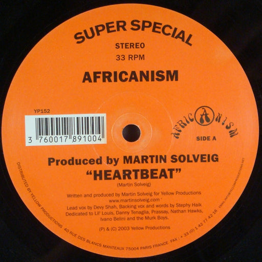 Africanism – Heartbeat (LP, Vinyl Record Album)