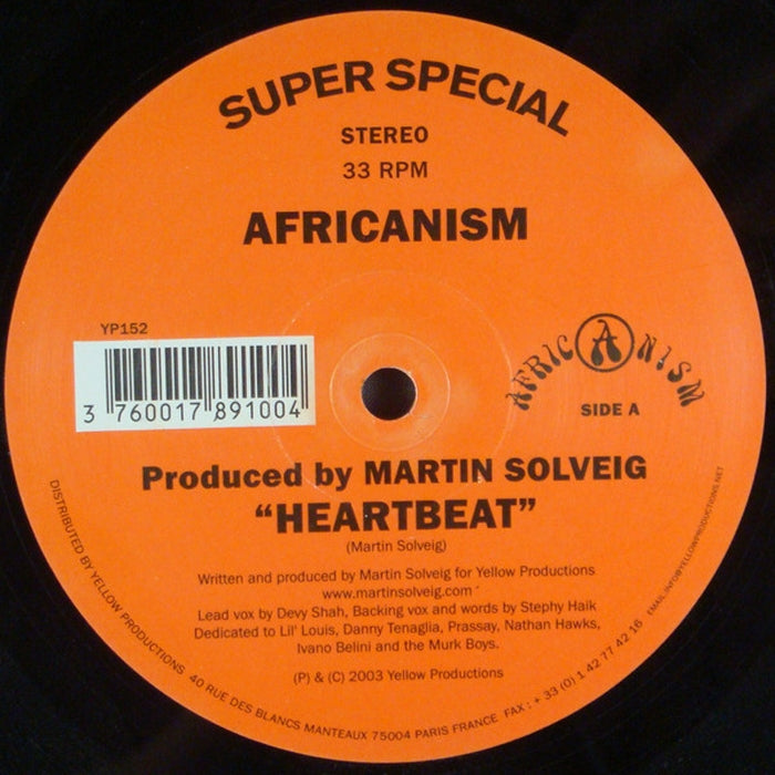 Africanism – Heartbeat (LP, Vinyl Record Album)