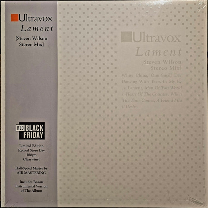 Ultravox – Lament (Steven Wilson Stereo Mix) (LP, Vinyl Record Album)