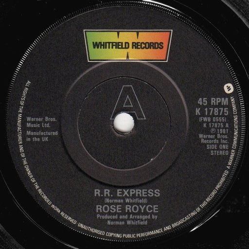 Rose Royce – R.R. Express (LP, Vinyl Record Album)