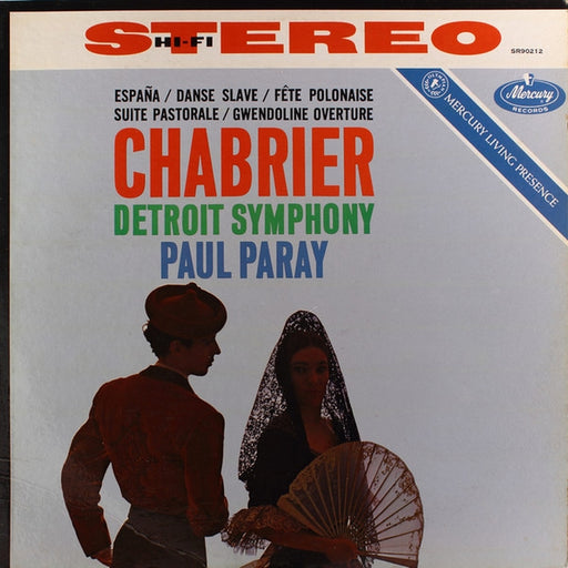 Emmanuel Chabrier, Paul Paray, Detroit Symphony Orchestra – España / Danse Slave / Fête Polonaise / Suite Pastorale / Gwendoline Overture (LP, Vinyl Record Album)