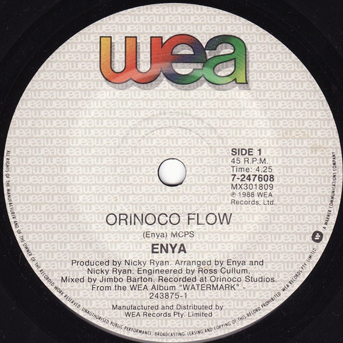 Enya – Orinoco Flow (LP, Vinyl Record Album)