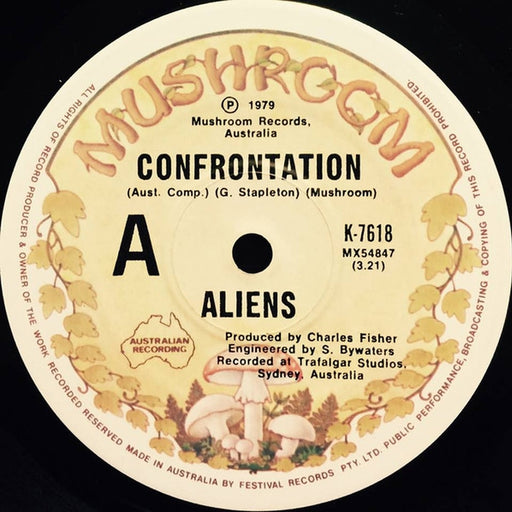 The Aliens – Confrontation / The Boys In Black (LP, Vinyl Record Album)