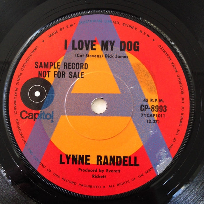 Lynne Randell – I Love My Dog (LP, Vinyl Record Album)