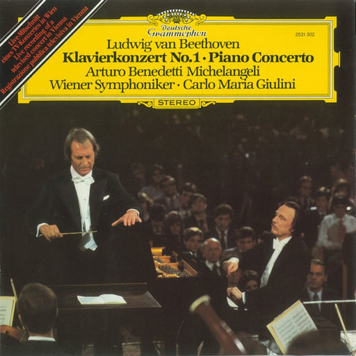 Ludwig Van Beethoven, Arturo Benedetti Michelangeli, Wiener Symphoniker, Carlo Maria Giulini – Klavierkonzert No. 1 • Piano Concerto (LP, Vinyl Record Album)