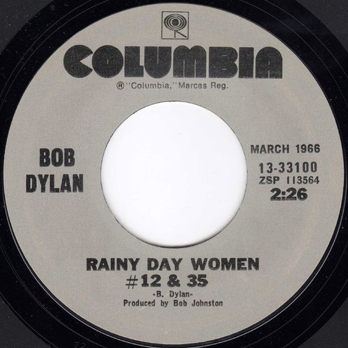 Bob Dylan – Rainy Day Women #12 & 35 / Like A Rolling Stone (LP, Vinyl Record Album)
